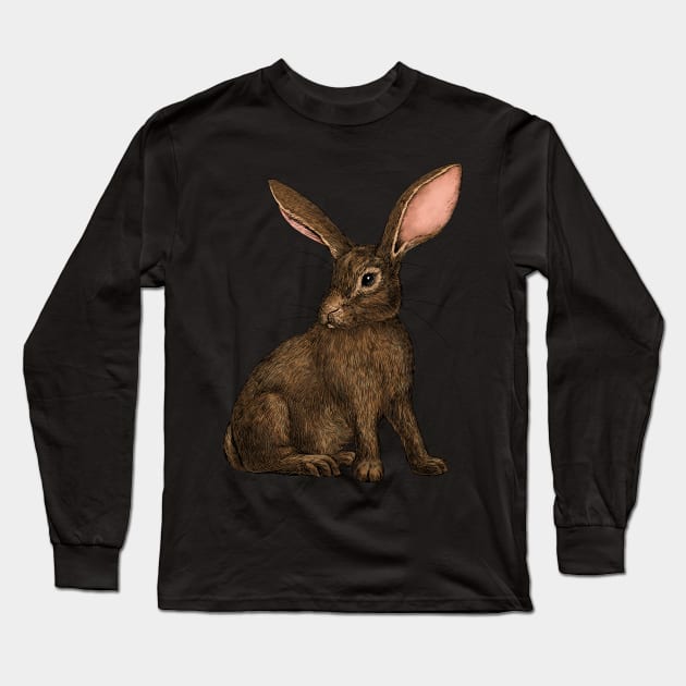 Rabbit 4 Long Sleeve T-Shirt by katerinamk